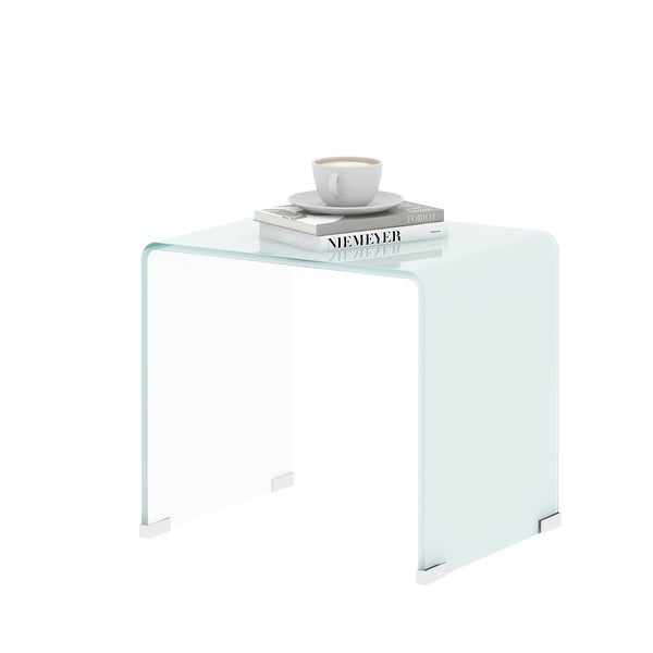 Whole Tempered Glass Coffee Table End Table White