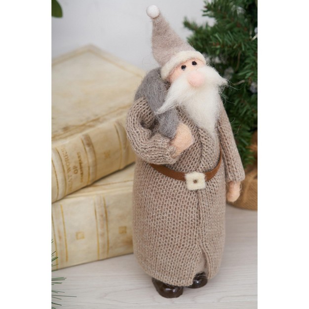 Gallerie Ii Grey Wool Santa