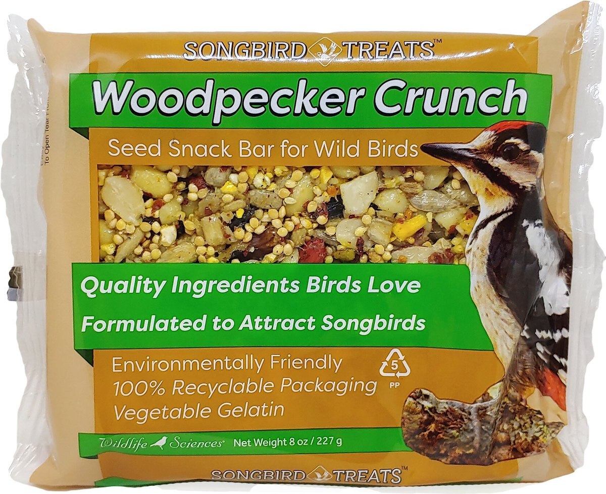 Songbird Treats Woodpecker Crunch Seed Bar Bird Treats