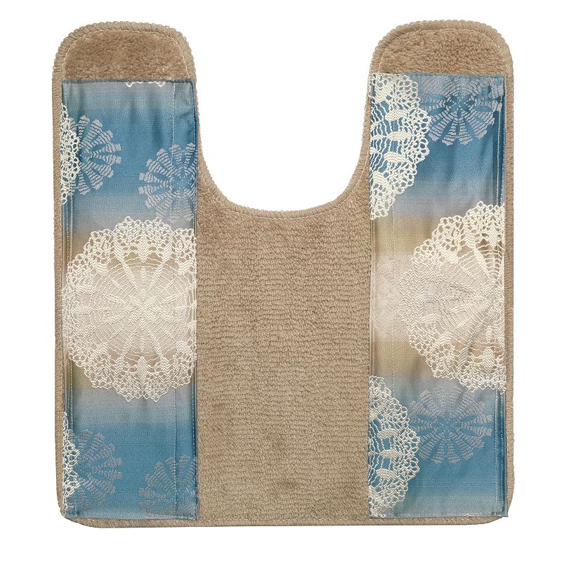 Popular Bath Fallon Banded Countour Rug