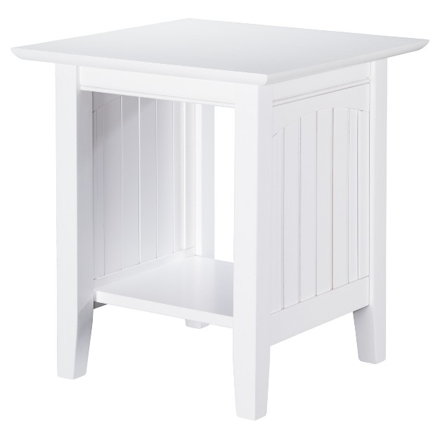 Nantucket End Table White Afi