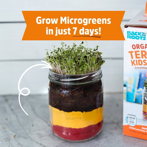 Back To The Roots Organic Terrarium Kids Grow Kit