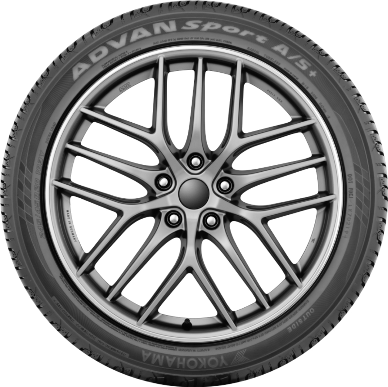 Yokohama Advan Sport A/S+ Tire - 235/50R18 97W - 110140634