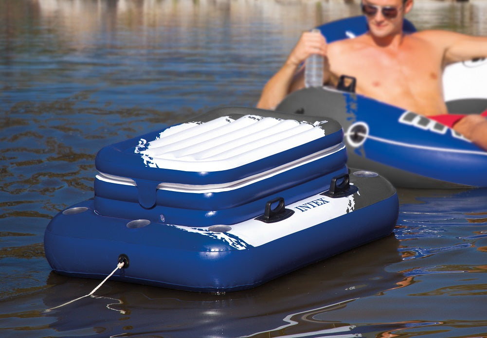 Intex Mega Chill II Inflatable Floating Cooler, 48" X 38"