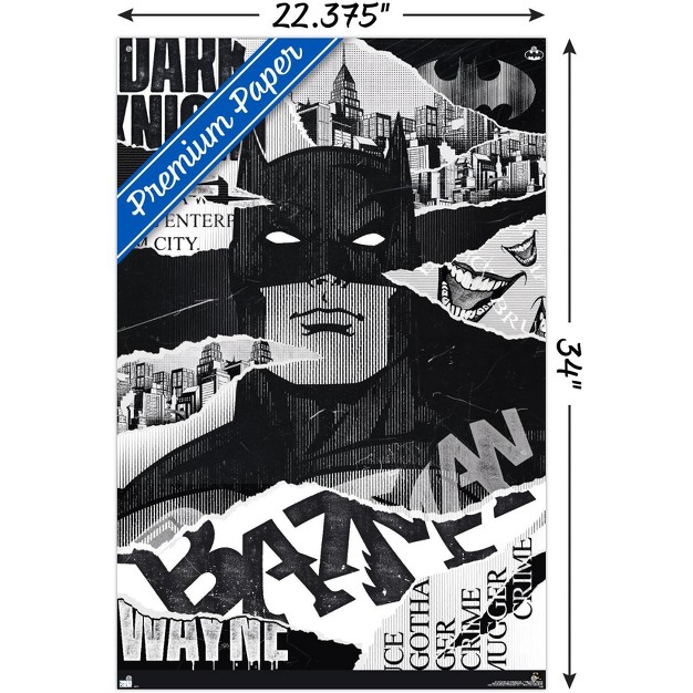 Trends International Warner 100th Anniversary Art Of 100th Batman Unframed Wall Poster Prints