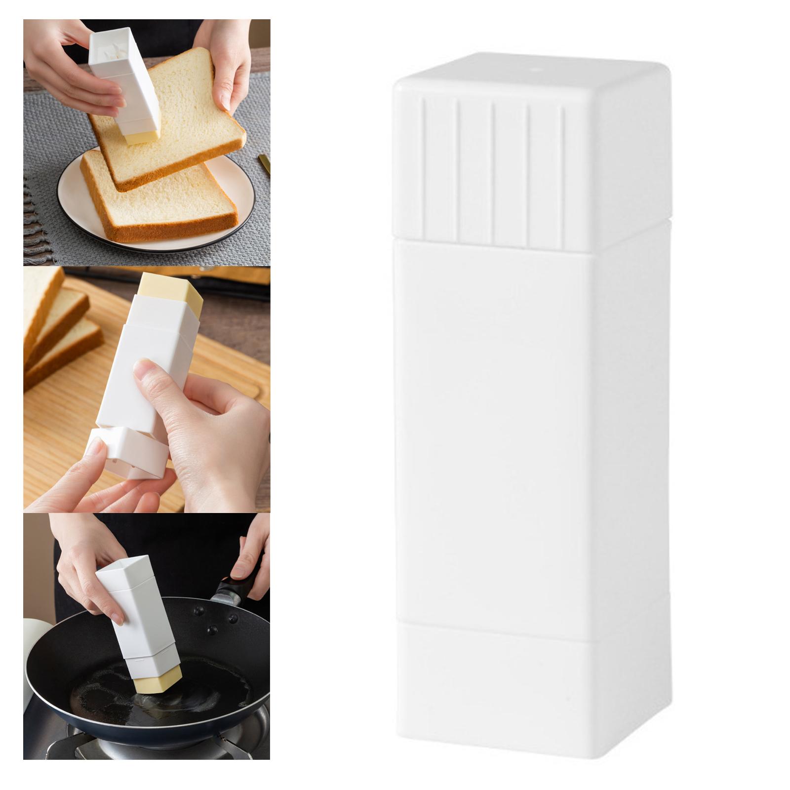 Rotary Butter Spreader Cheese Keeper with Cover Fridge Dustproof Butter Containers Butter Holder， for Pancakes Bread