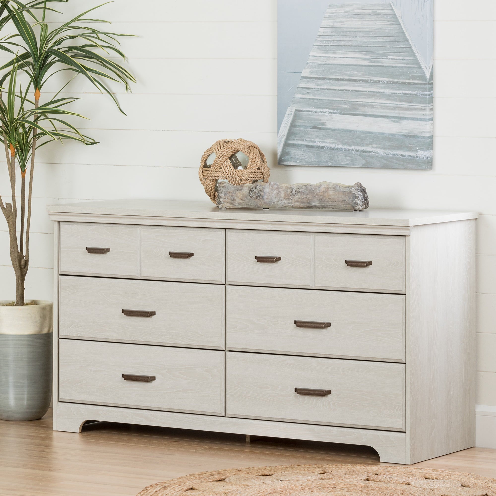 South Shore Versa 6 Drawer Double Dresser