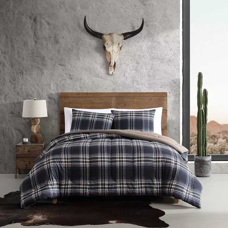 Wrangler City Flats Plaid Comforter Set