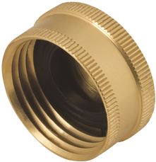 ALUMINUM GARDEN HOSE END CAP