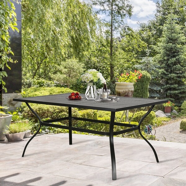 6Person Patio Outdoor Dining Table