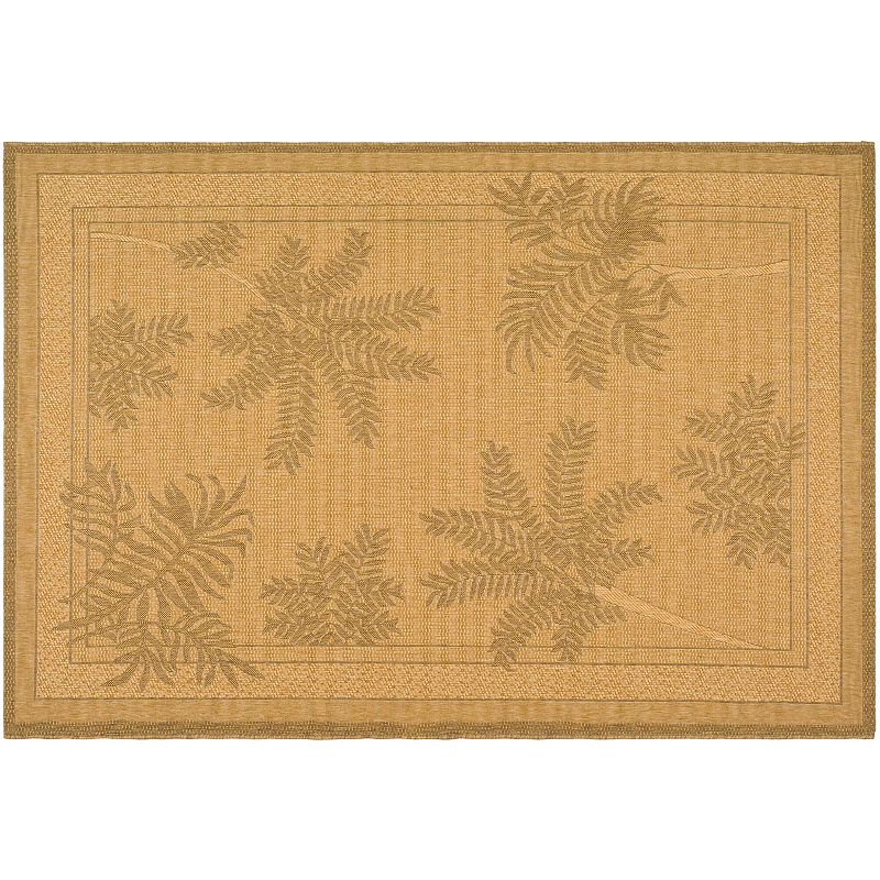 Safavieh Courtyard Leaf Indoor Outdoor Rug