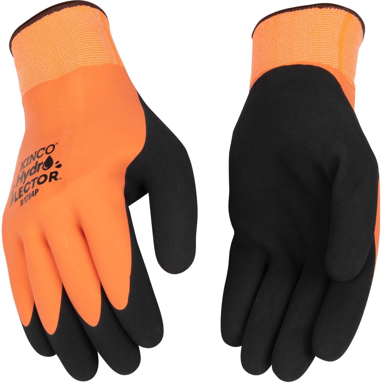 Kinco Hydroflector Men\u0027s Waterproof Gloves Black/Orange M 1 pair