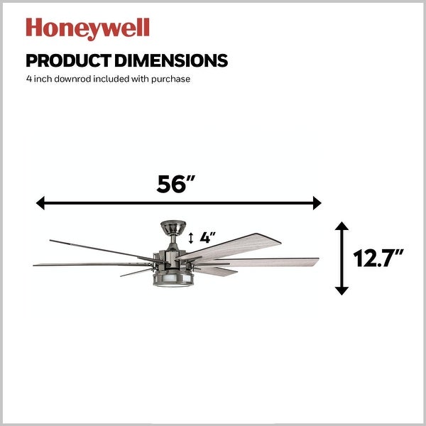 Honeywell Kaliza 56-inch LED Ceiling Fan Shopping - The Best Deals on Ceiling Fans | 34777944