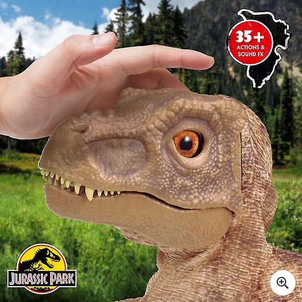 Jurassic park real fx t-rex dinosaur with 35 + actions and sound effects