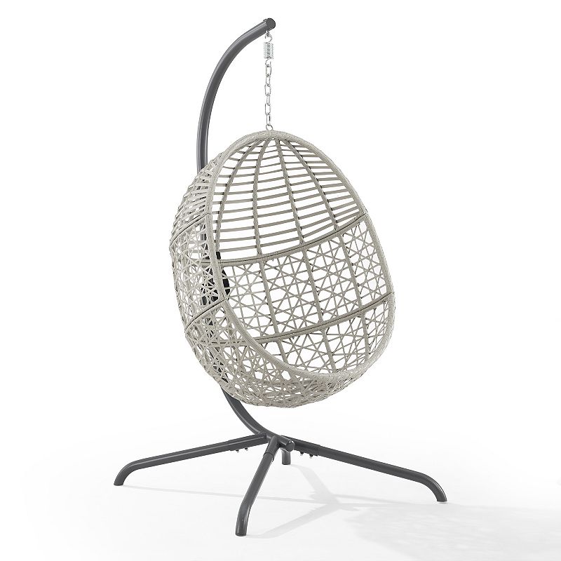 Crosley Lorelei Indoor / Outdoor Wicker Hanging Egg Patio Chair