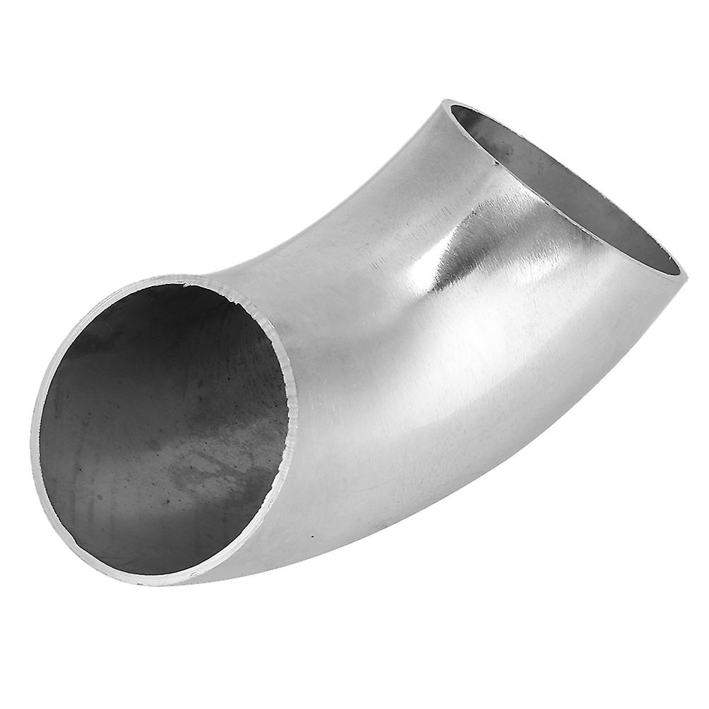 Stainless Steel Exhaust Elbow 90 Degree 44mm 1.75in Od Bend Pipe Fitting