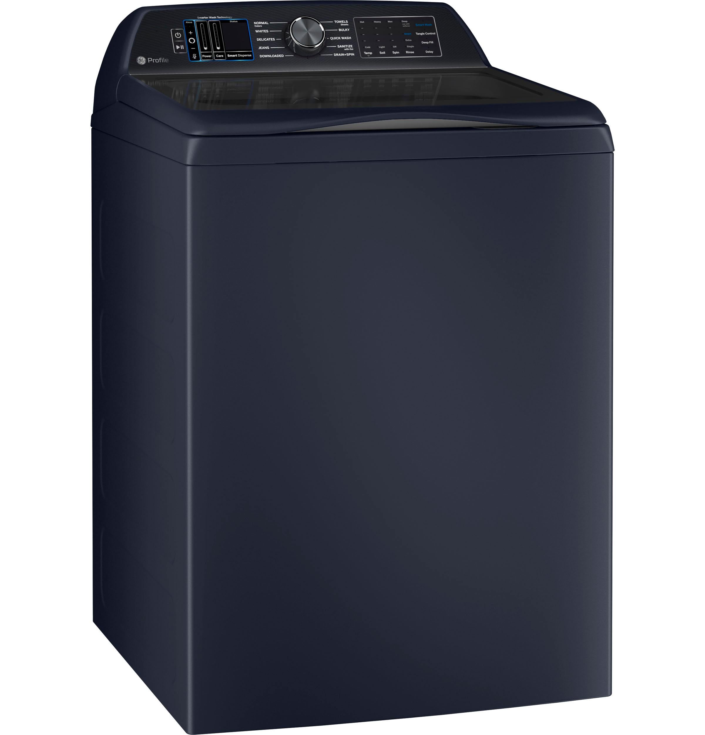 Ge Appliances PTW905BPTRS Ge Profile™ 5.3 Cu. Ft. Capacity Washer With Smarter Wash Technology And Flexdispense™