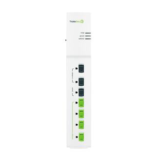 TRICKLESTAR 3 ft. 7-Outlet Advanced and Energy Saving Surge Protector TS1104