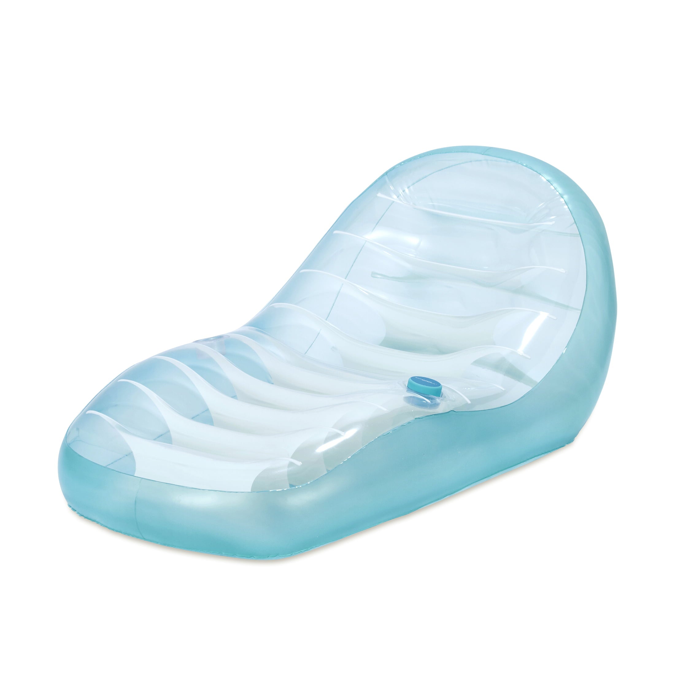 Summer Waves H2O Beats Ergo Lounge Pool Float, Blue, for Adults, Unisex