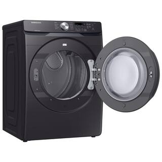  7.5 cu. ft. Stackable Vented Electric Dryer with Sensor Dry in Brushed Black DVE45T6000V