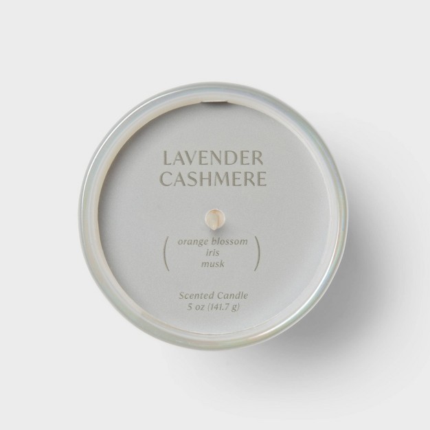 5oz Glass Jar Candle Lavender Cashmere