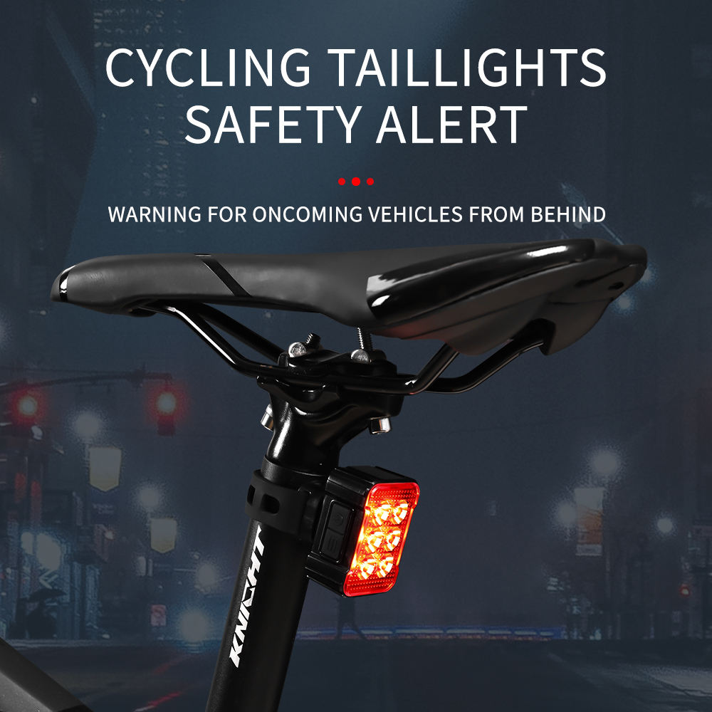 USB Rechargeable Waterproof 4 Modes Bike Red Tail Led Light Set Cycling Safety Bicycle Led Light