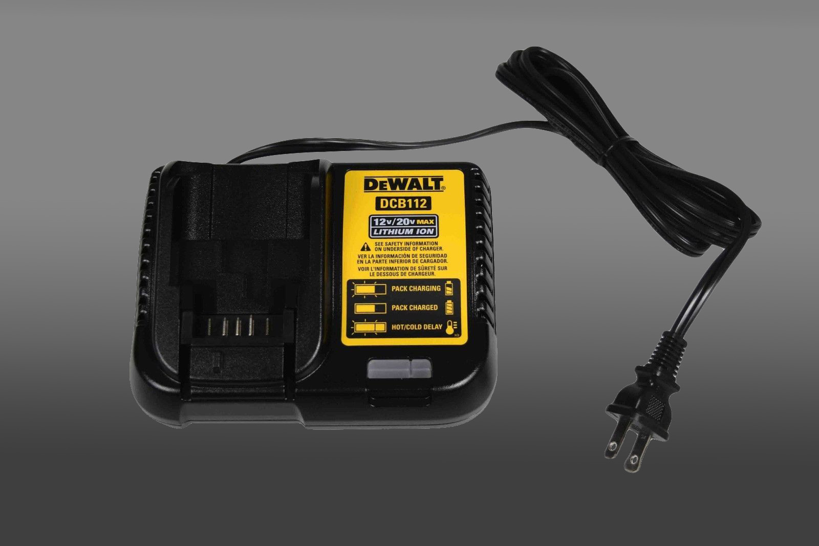 DeWALT Max 12V / 20V Lithium-Ion Battery Charger DCB112