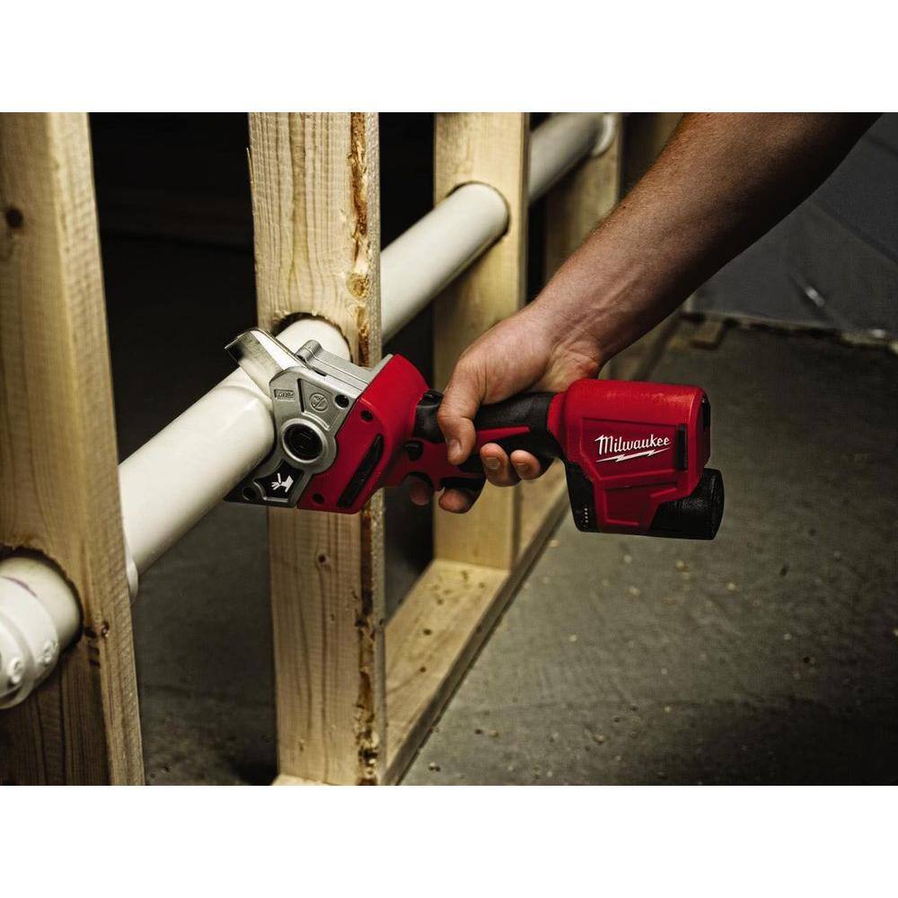 MW M12 12-Volt Lithium-Ion Cordless PVC Shear Kit with M12 Multi-Tool 2470-21-2426-20