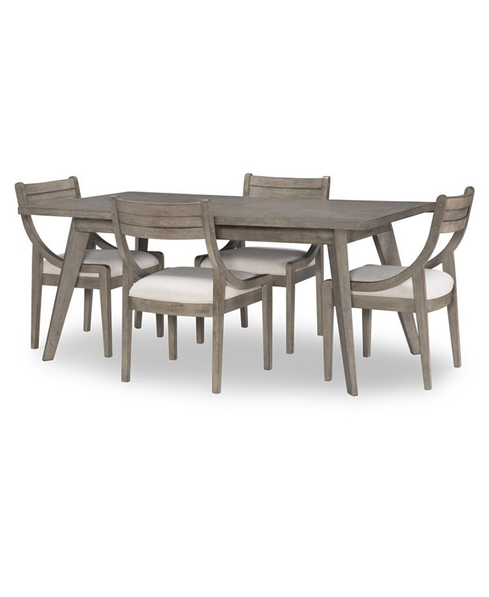 Furniture Greystone II 5pc Dining Set (Rectangular Table and 4 Side Chairs)