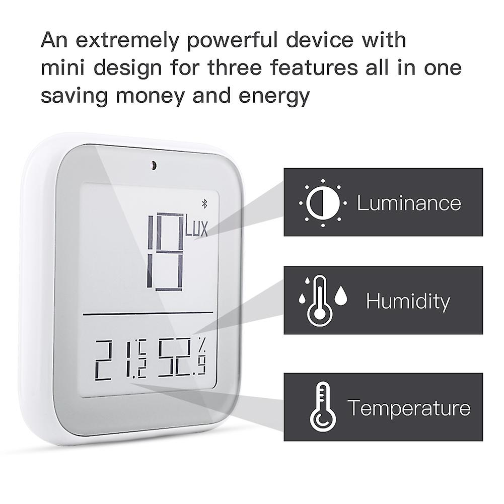 Zigbee Bluetooth Smart Brightness Thermometer Sensor Light Temperature Humidity Detector Tuya Smart App Control