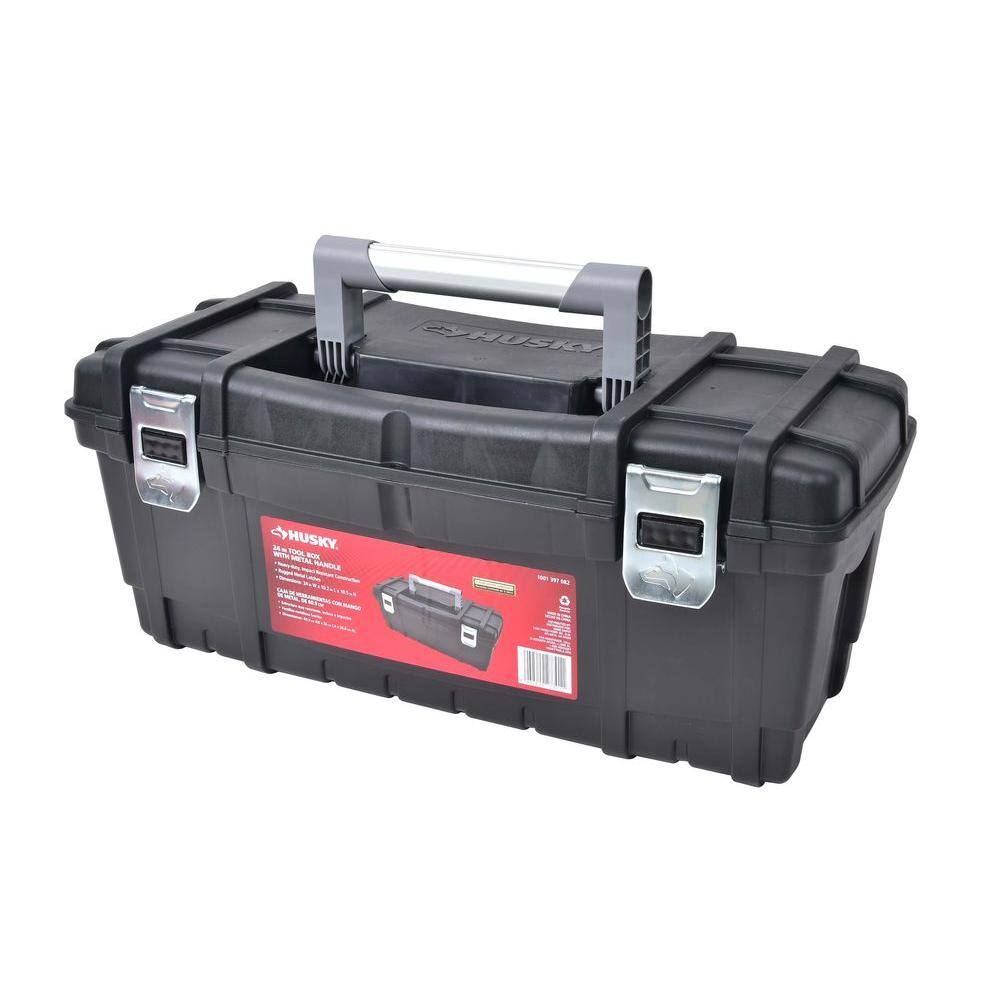 Husky 24 in. Hand Tool Box in Black THD2015-05A