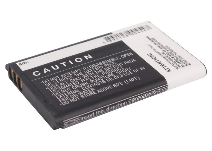 Banno GT03B Black Barcode 1000mAh Replacement Battery BatteryClerkcom Barcode