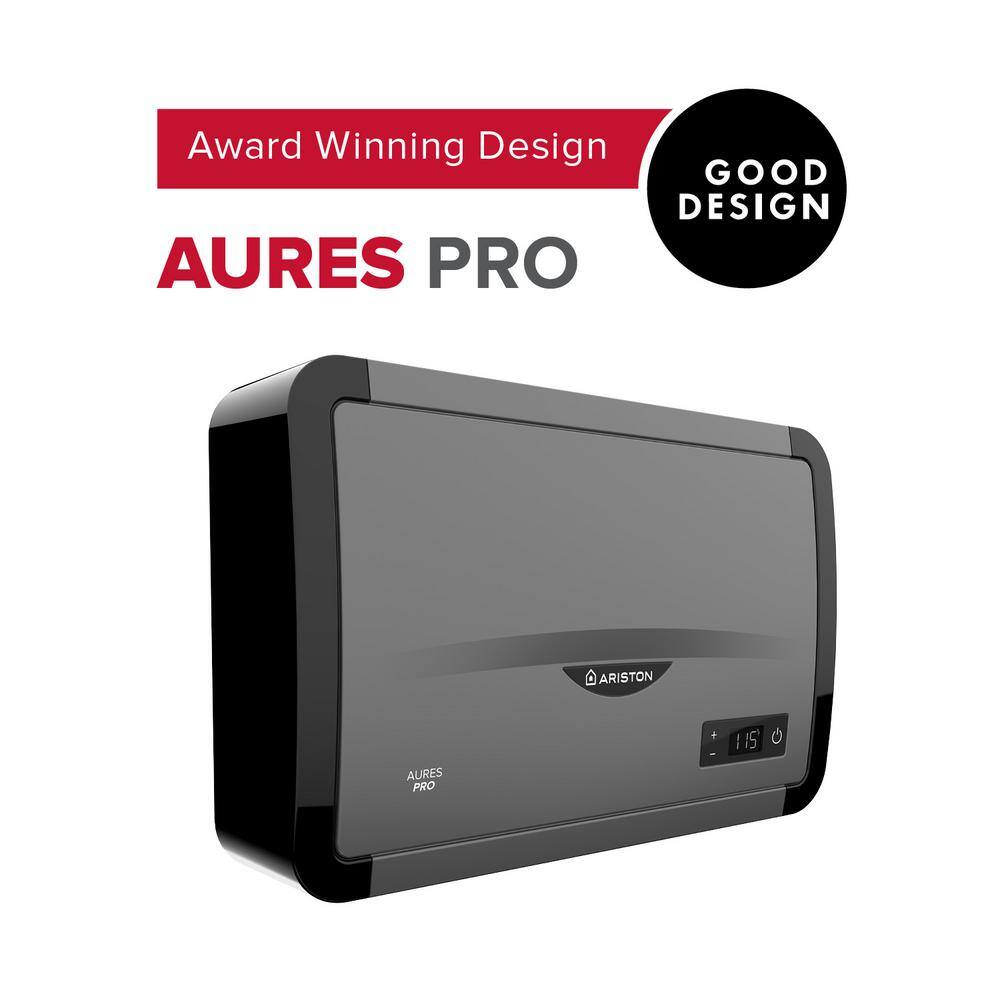 Ariston Aures Pro 27kW240-Volt 5.26 GPM Point of Use Electric Tankless Water Heater AURES PRO 27 240V US