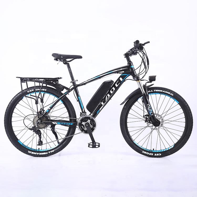 New arrival lithium battery bike aluminum alloy frame street use cool design electric mountain bike for adults