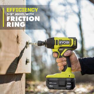 RYOBI ONE+ 18V Cordless 38 in. Impact Wrench (Tool Only) PCL250B