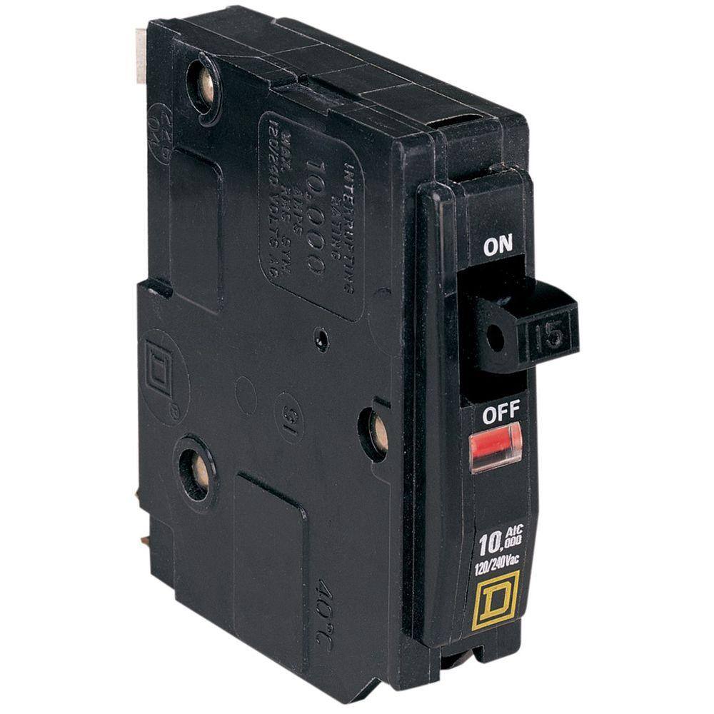 Square D QO 15 Amp Single-Pole Circuit Breaker(QO115CP) QO115CP