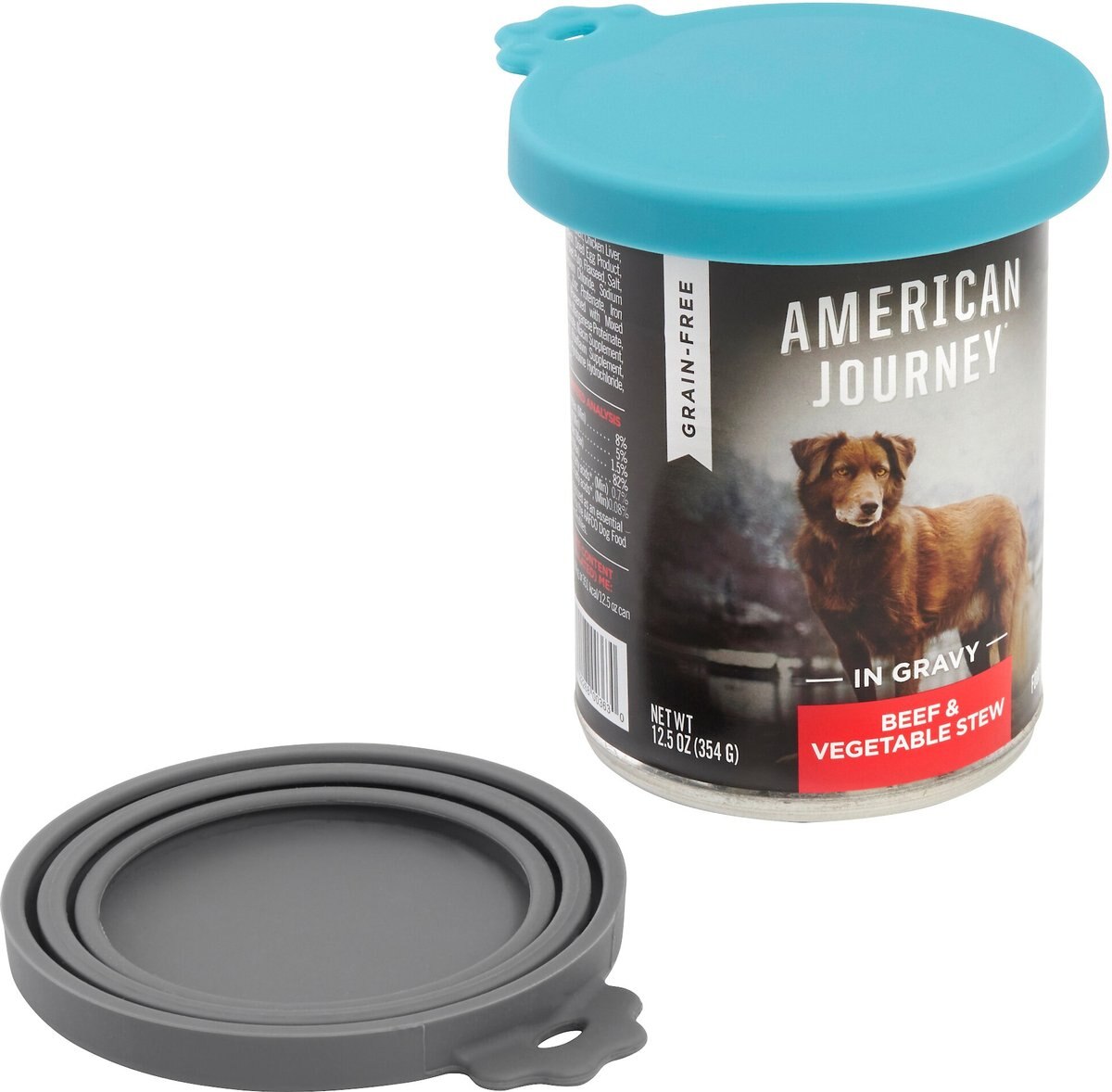 Frisco Silicone Pet Food Can Cover， 2 Pack