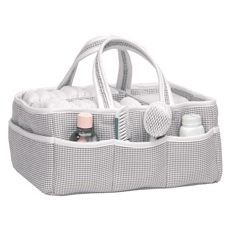 Trend Lab Gray Gingham Storage Caddy