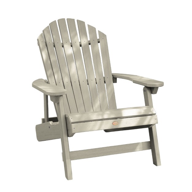 King Hamilton Folding Patio Adirondack Chair Whitewash Highwood