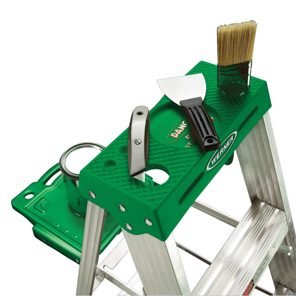 4 Ft Aluminum Type II Step Ladder ;