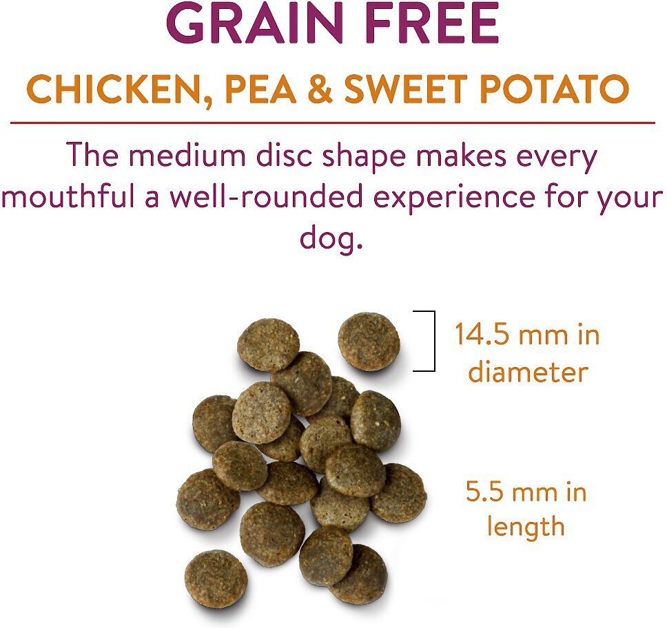 Chicken Soup for the Soul Chicken， Pea and Sweet Potato Recipe Grain-Free Dry Dog Food， 10-lb bag