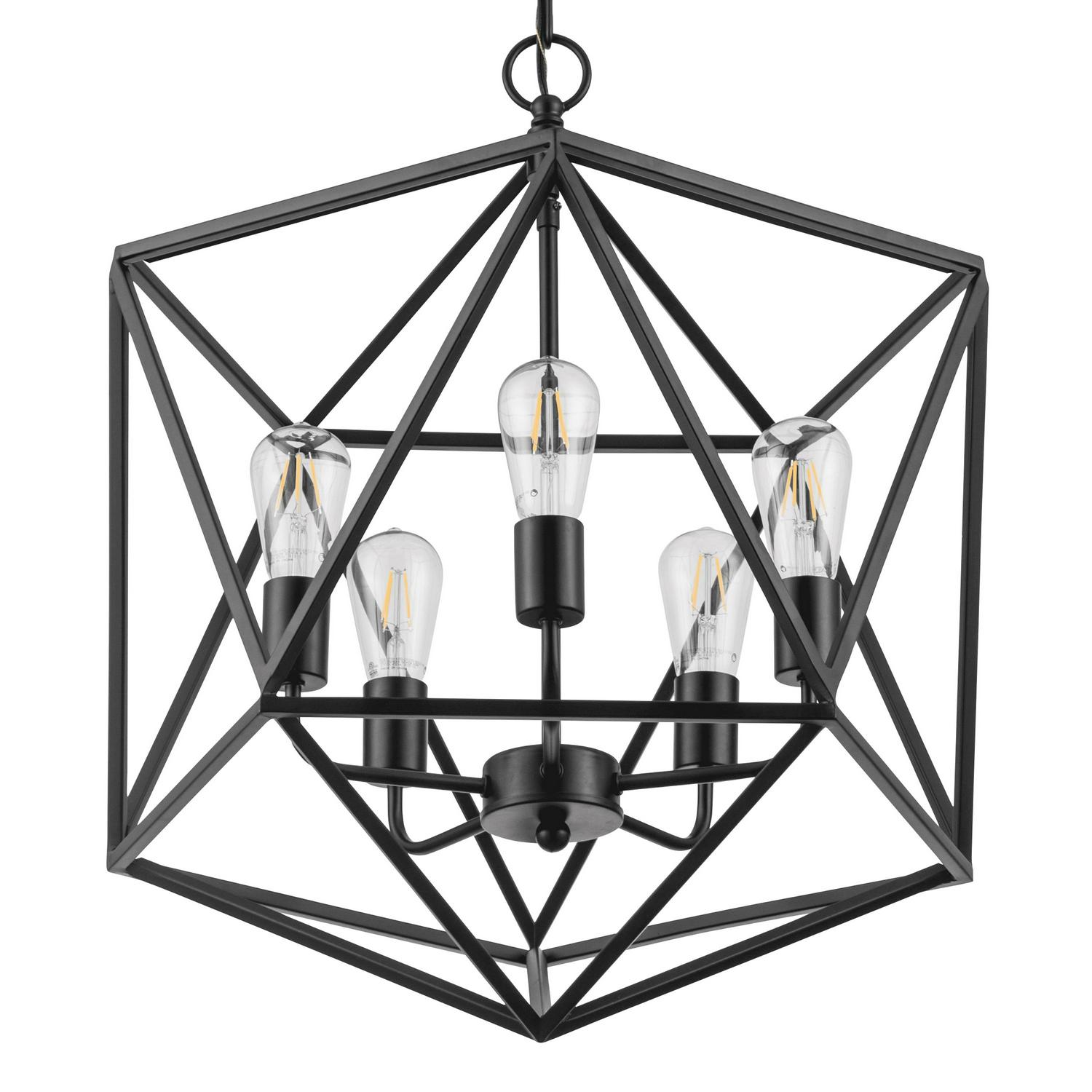 Prominence Home Heleo Chandelier in Matte Black