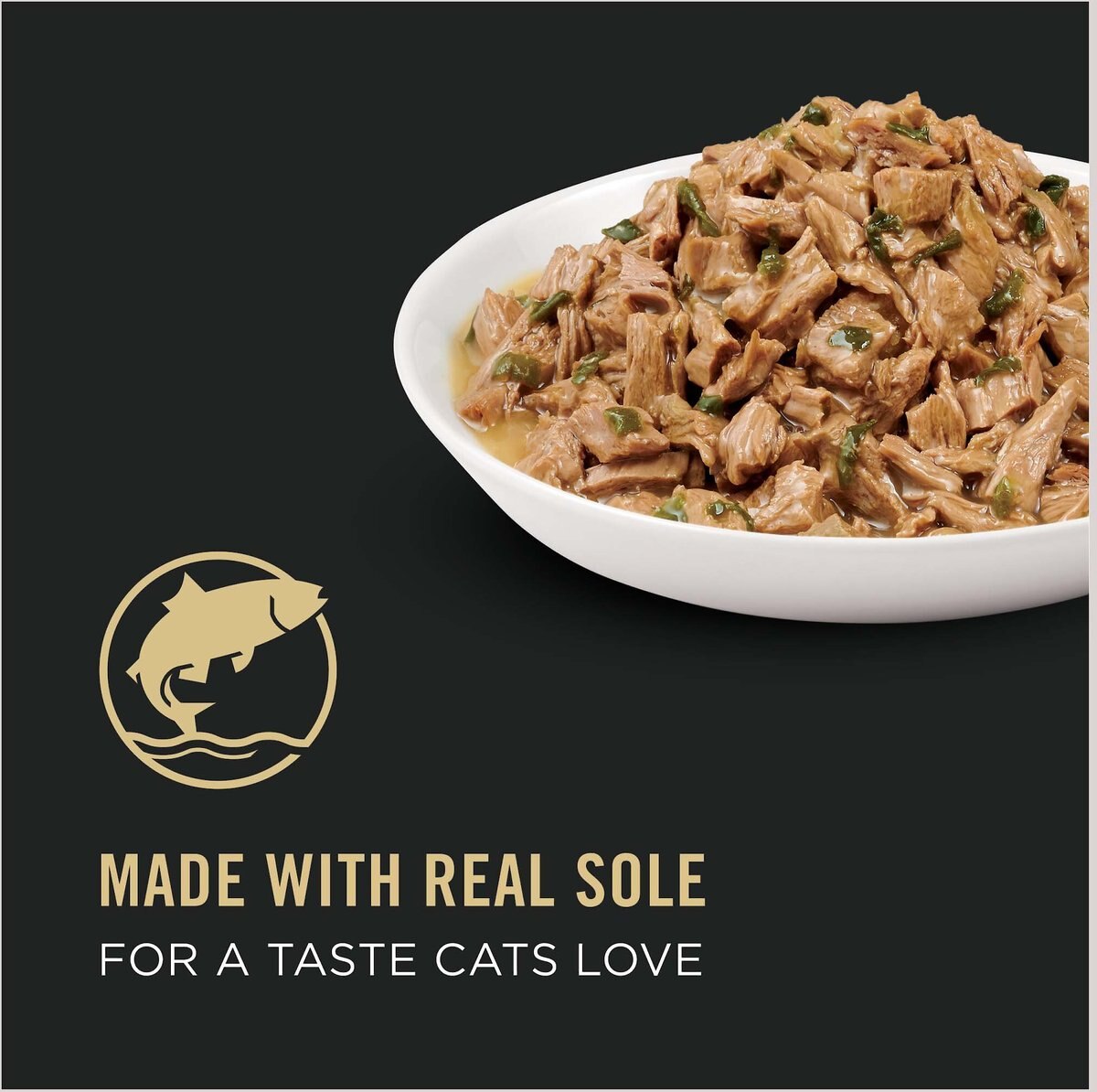 Purina Pro Plan Adult Sole and Spinach Entree in Sauce Canned Cat Food