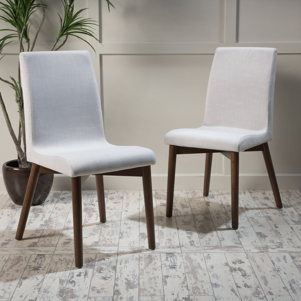 Orrin Mid Century Fabric Dining Chair (Set of 2) by Christopher Knight Home