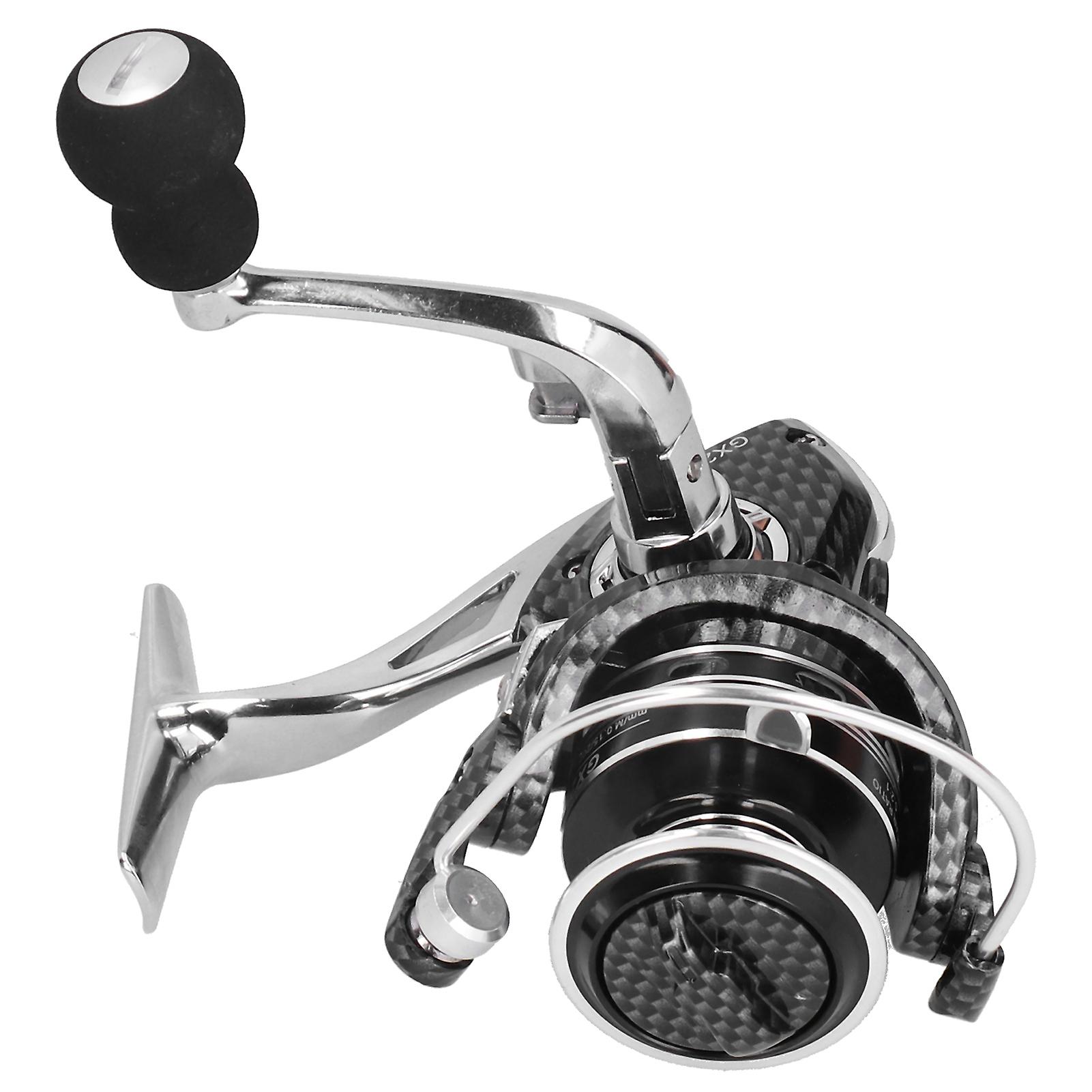 Metal Spinning Reel Lure Sea Rod Gapless Duplex Bearing Fishing Line Reels Accessorygx2000