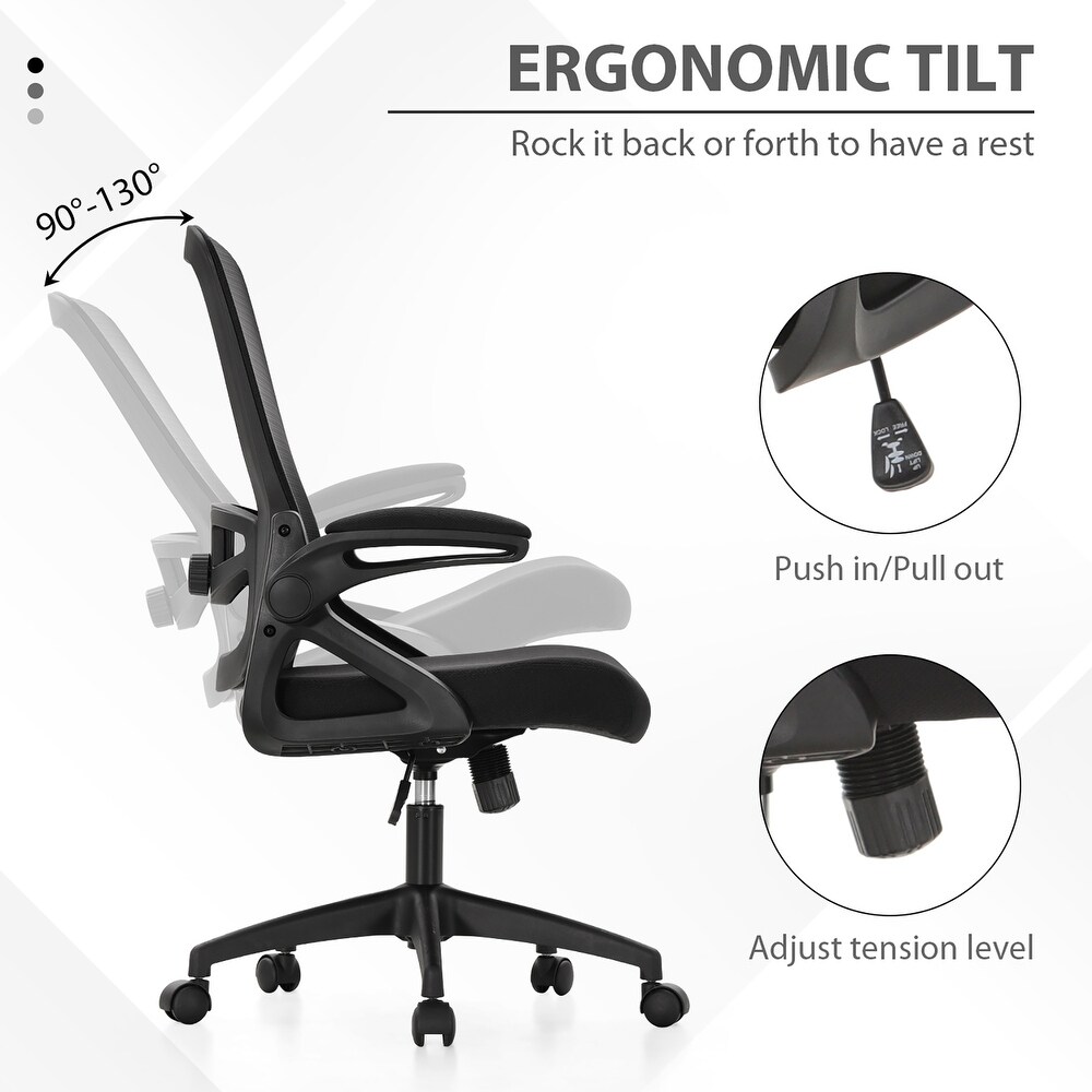 Ergonomic Mesh Office Desk Chair with High Back  360° Swivel Executive Computer Chair