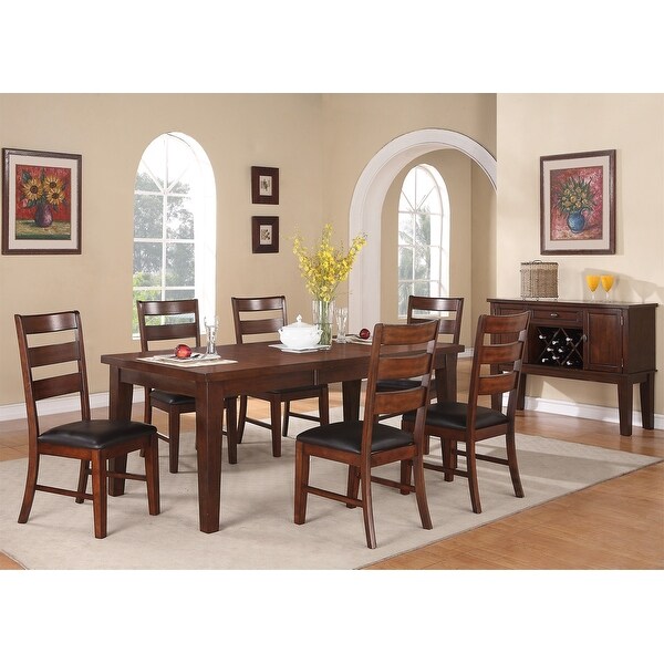 Wooden Dining Table with 18