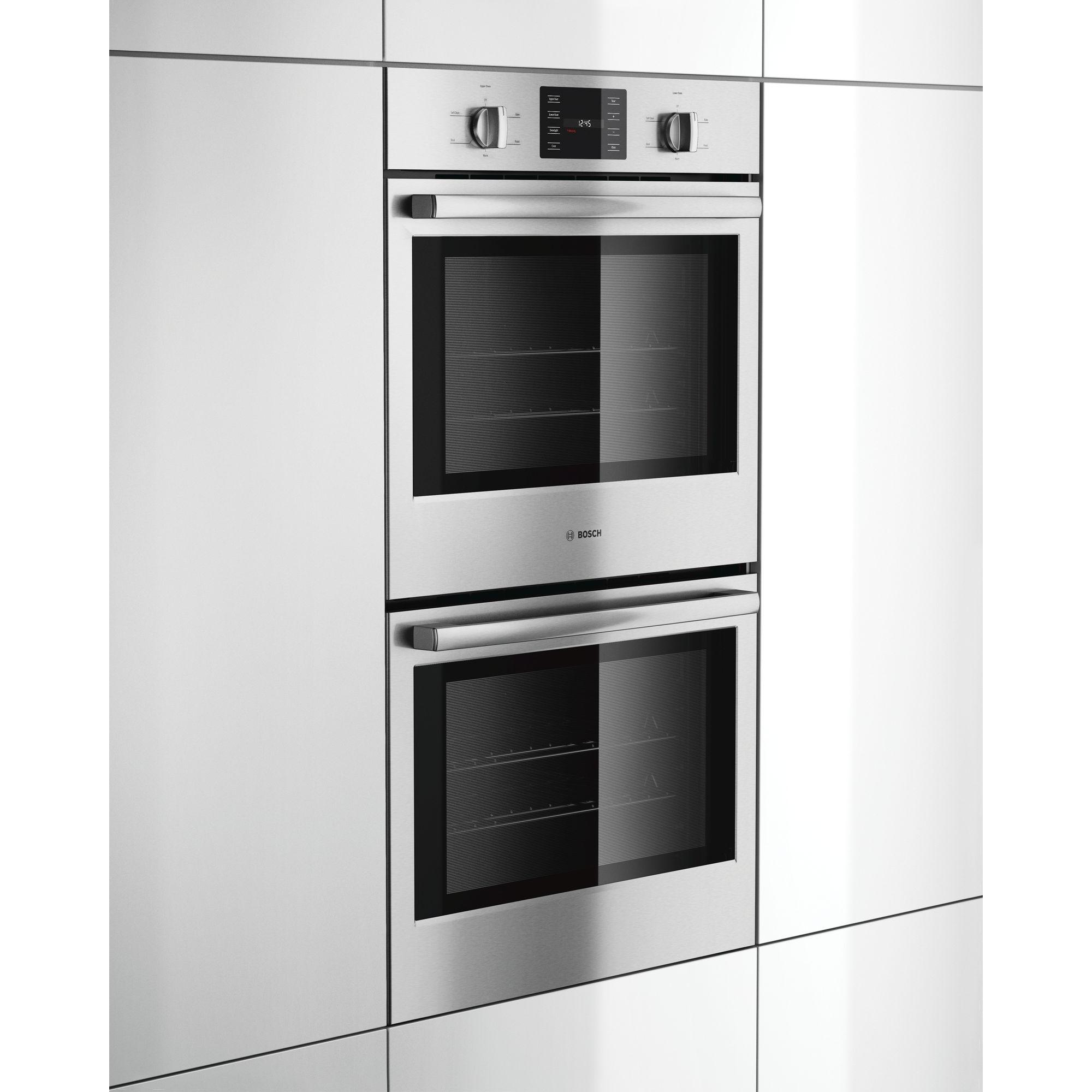 Bosch 30-inch, 9.2 cu. ft. Built-in Double Wall Oven with EcoClean�?HBL5551UC