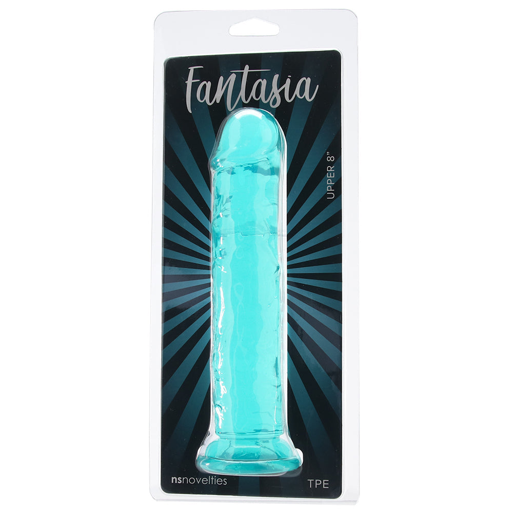 Fantasia Upper 8 Inch Dildo in Teal