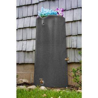 Good Ideas Impressions Reflections 50 Gal. Dark Granite Rain Barrel IMP-R50-DAR